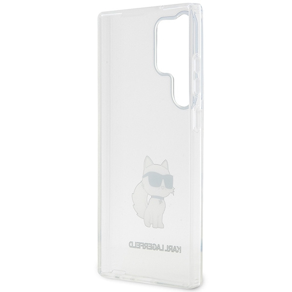 Etui Karl Lagerfeld Klhcs23lhnchtct S23 Ultra S918 Transparent Hardcase Ikonik Choupette Case