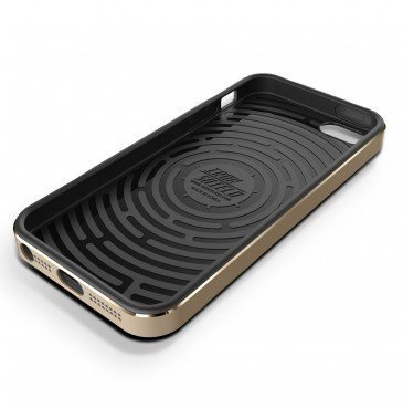 Etui iPhone 5 5S VERUS Iron Shield Gold Jak Spigen SGP Pokrowiec