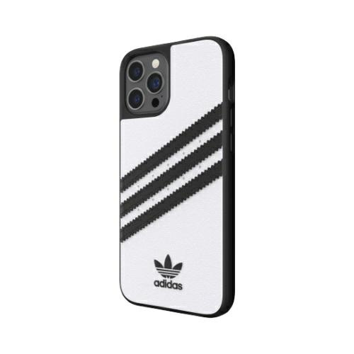 Etui Adidas OR Moulded Case PU iPhone 12 Pro Max biało-czarny/white-black 42239