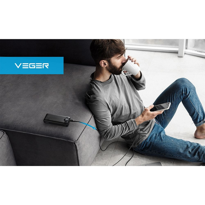 VEGER powerbank 20000 mAh PD QC3.0 2A 20W L20S (VP2039PD / W2039PD) biały