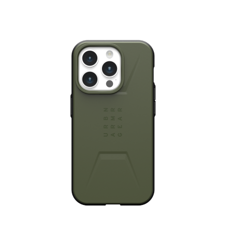 Etui UAG Civilian Magsafe - obudowa ochronna do iPhone 15 Pro kompatybilna z MagSafe (olive) Case