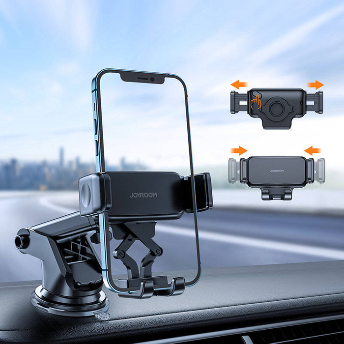 Joyroom mechaniczny uchwyt samochodowy na kokpit czarny (JR-ZS283)