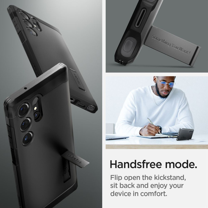 Etui Spigen Tough Armor Samsung Galaxy S24 Ultra Black Case