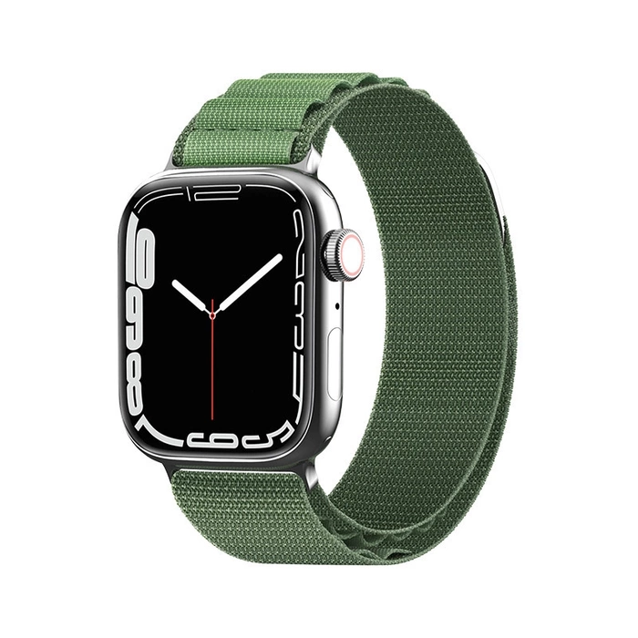 Pasek ze stalową sprzączką Alpine do Apple Watch 38 / 40 / 41mm - zielony