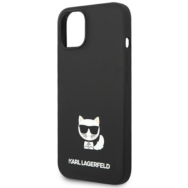 Etui KARL LAGERFELD Apple iPhone 14 Silicone Choupette Body Czarny Hardcase