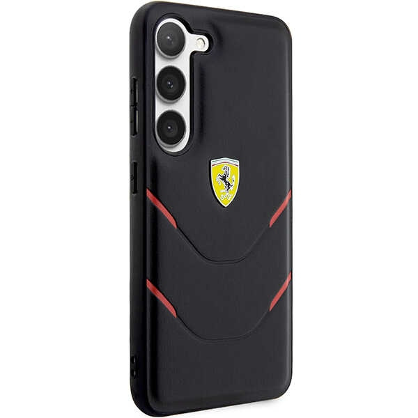 Etui Ferrari Fehcs23spbak S23 S911 Czarny/black Hardcase Hot Stamp Lines Case