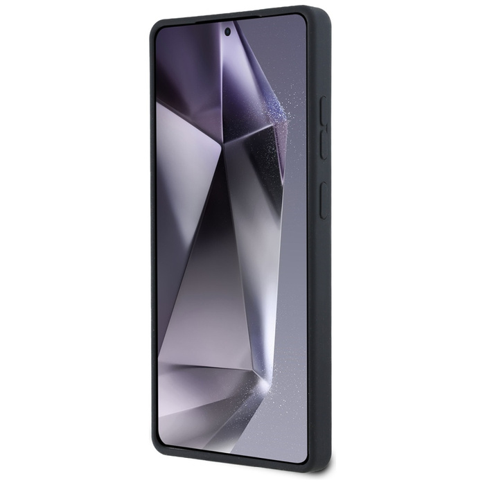 Etui Karl Lagerfeld Silicone Double       Heads And Circle MagSafe do Samsung Galaxy S25 Ultra czarny