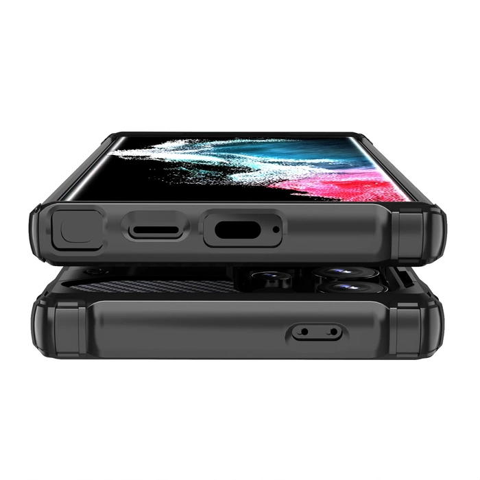 Etui Hybrid Armor Samsung Galaxy S24 Ultra Black Case