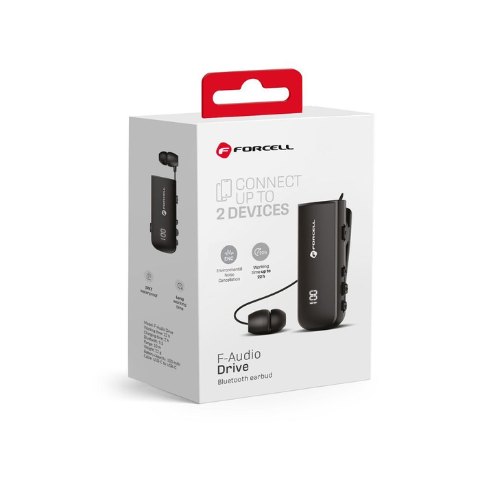 Słuchawka bluetooth Forcell F-Audio Drive EarBud czarna