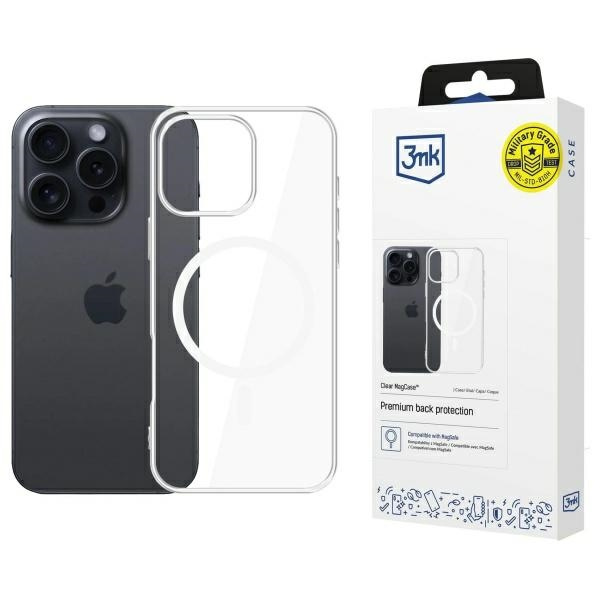3MK Clear MagCase iPhone 16 Pro 6.3"      przezroczysty/clear