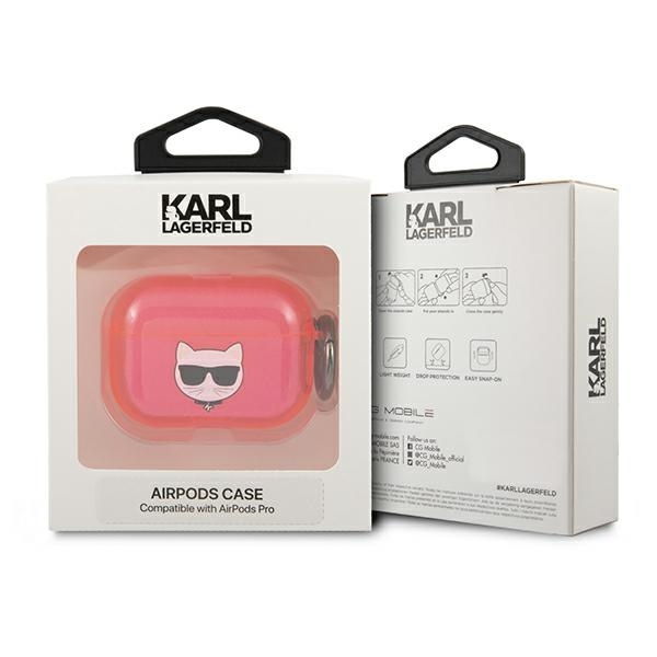 Etui KARL LAGERFELD Apple AirPods Pro Choupette Różowy Case
