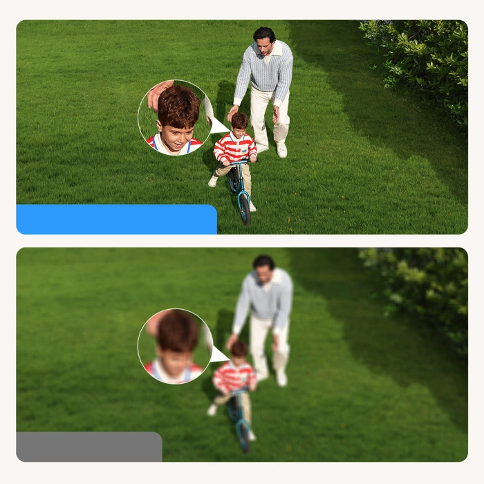 Zestaw monitoringu zewnętrznego Baseus Security N1 2K (2 kamery) Biały