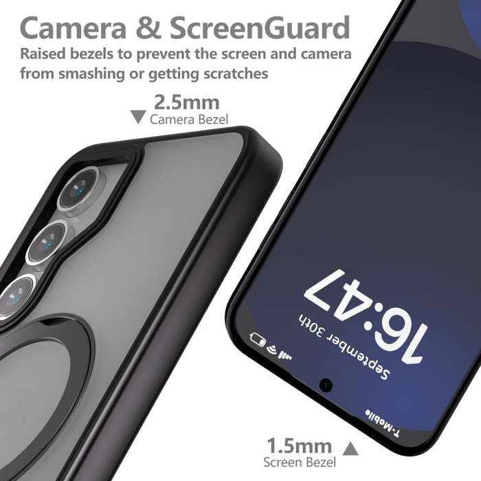 Etui TECH-PROTECT MAGRING MAGSAFE GALAXY S24 FE MATTE BLACK