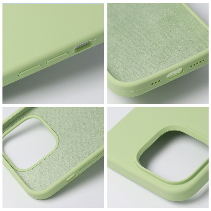Futerał Roar Cloud-Skin - do iPhone 15 Jasnozielony