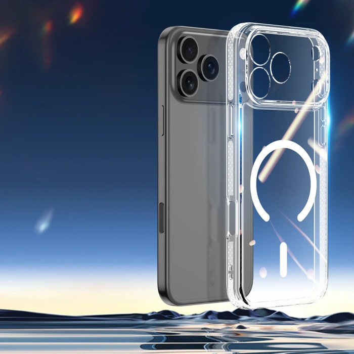 Etui Dux Ducis Clin Mag na iPhone 17 Pro kompatybilne z MagSafe - przezroczyste