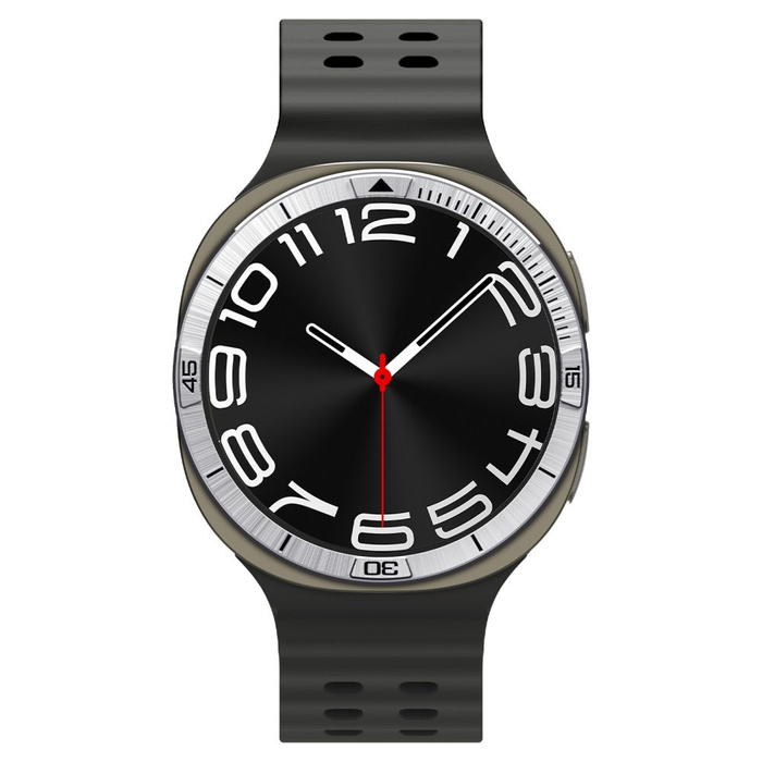 PIERŚCIEŃ ETUI SAMSUNG GALAXY WATCH 8 44 MM SPIGEN BEZEL TUNE PILOT SREBRNY