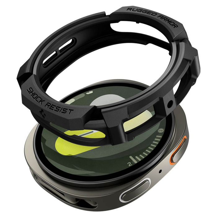 ETUI SPIGEN SAMSUNG GALAXY WATCH 8 44 MM RUGGED ARMOR MATTE CZARNE