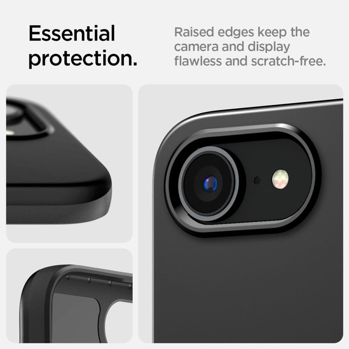 ETUI SPIGEN IPHONE 16E THIN FIT MAG MAGSAFE CZARNE