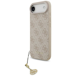 Etui Guess 4G Charms Collection MagSafe do iPhone Air różowy