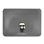Etui KARL LAGERFELD Laptop 13 14 Sleeve Saffiano Ikonik Karl Srebrny Case
