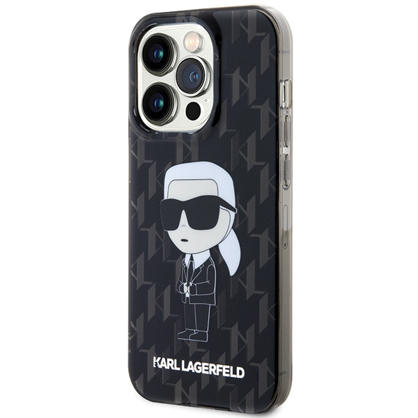 Etui Karl Lagerfeld KLHCP15LHNKMKLK iPhone 15 Pro 6.1" transparent hardcase Monogram Ikonik Case