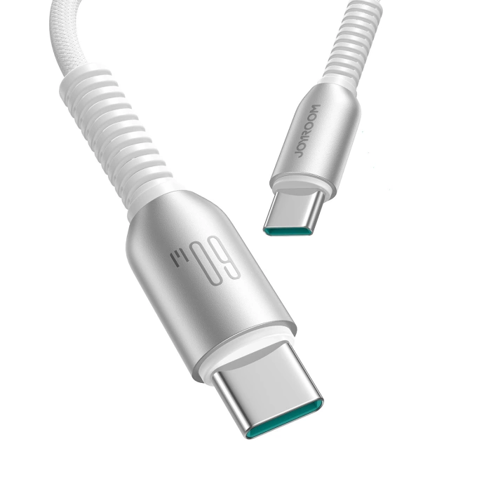 Kabel Joyroom S-A51 Cutting-Edge Series 60W USB-C - USB-C 1,2m - szary