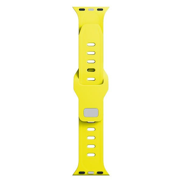 3MK Silicone Watch Strap żółty/yellow dla Apple Watch 38/40/41mm