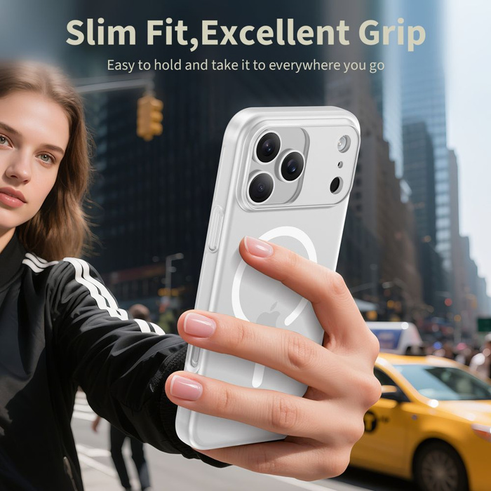 TECH-PROTECT MAGSLIM MAGSAFE IPHONE 17 PRO MAX MATTE/WHITE