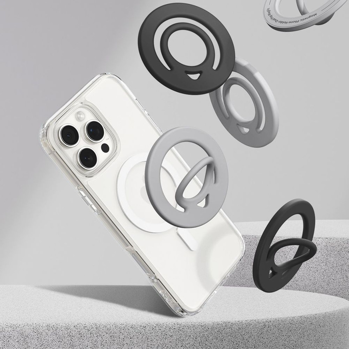 UCHWYT NA PALEC SPIGEN DUAL POP MAG MAGSAFE PHONE RING CZARNY