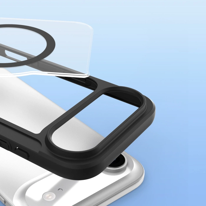 Etui Dux Ducis iPhone 17 Air Skin X Pro z portfelem MagSafe Czarne