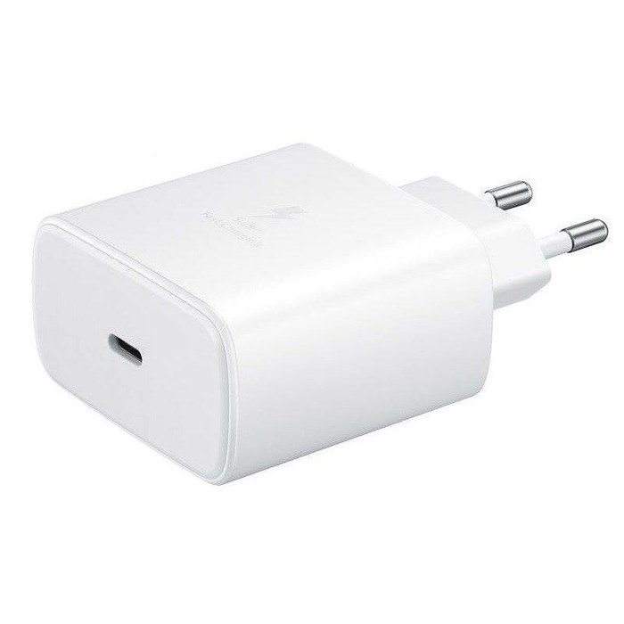 Oryginalna ŁADOWARKA SAMSUNG 45W EP-TA845EWE Super Fast Charging Galaxy S23 S24 Ultra Biały