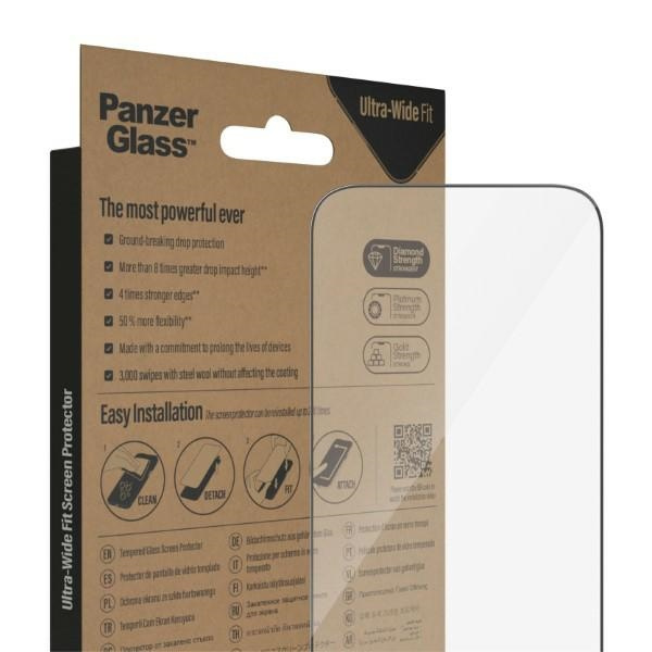PanzerGlass Ultra-Wide Fit iPhone 14 Pro 6,1" Screen Protection Antibacterial 2772