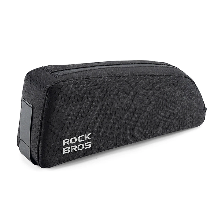 Torba rowerowa Rockbros na ramę na rurę górną 0,9l – czarna