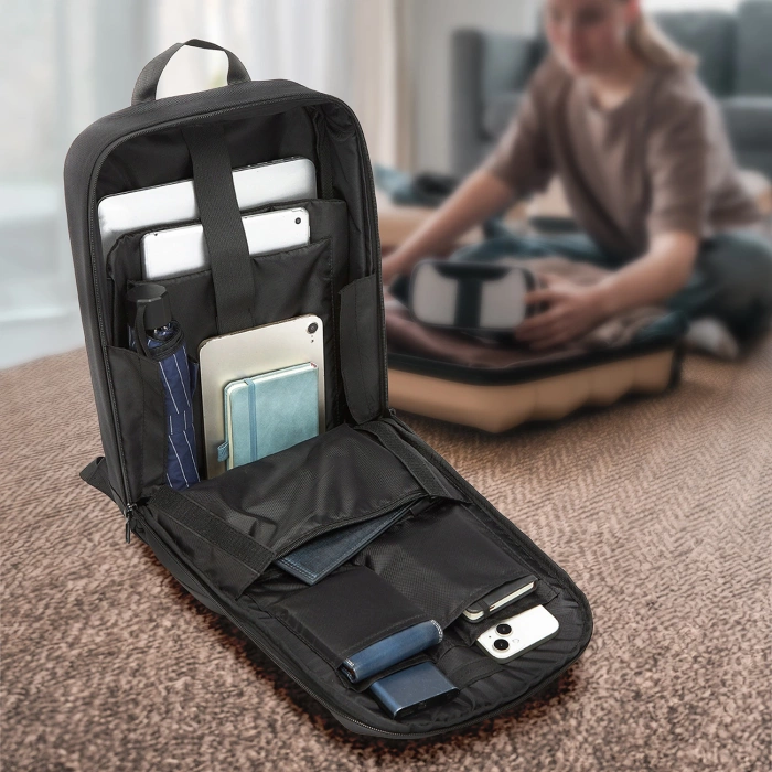 Plecak Wozinsky Premium na laptopa wodoodporny - czarny