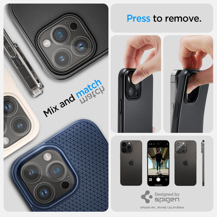 Osłona Aparatu Spigen Optik.tr Camera Protector 2-pack iPhone 14 Pro / 14 Pro Max Crystal Clear