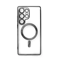 Etui Electroplated Case z MagSafe galwanizowane na iPhone 16e - czarne