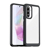 Etui Outer Space Case do Samsung Galaxy A26 pokrowiec z elastyczną ramką - czarne