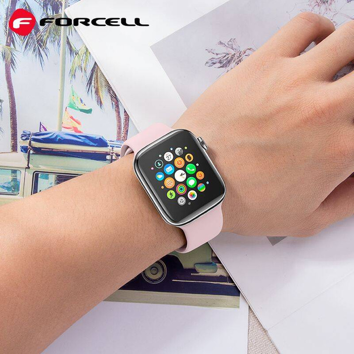 FORCELL F-DESIGN FA01 pasek do APPLE Watch 38 / 40 / 41 mm piaskowy