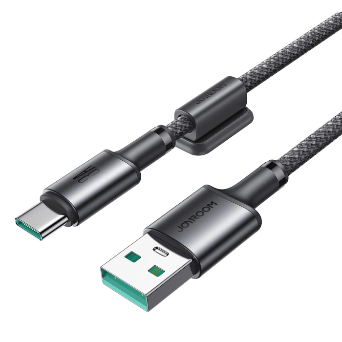 Kabel Joyroom S-A50 Unlimited Series 3A USB-A - USB-C z organizerem magnetycznym 1,2m - szary