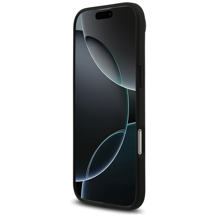 Etui Mercedes Leather Large Laurel Leave MagSafe do iPhone Air czarny