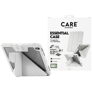 Etui Care by PanzerGlass Y fold do iPad  Air 11" (2024/2025) jasnoszary