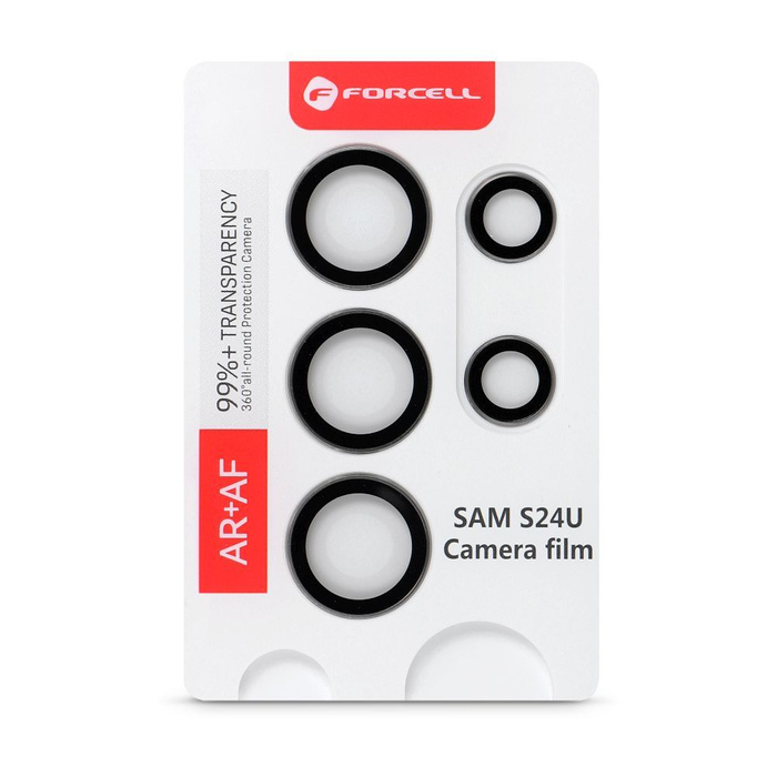 Szkło hartowane na aparat do Samsung S24 Ultra Forcell Premium szare