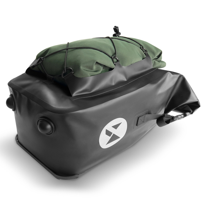 Wozinsky wodoodporna torba rowerowa sakwa na bagażnik 25l żółty (WBB24YE)