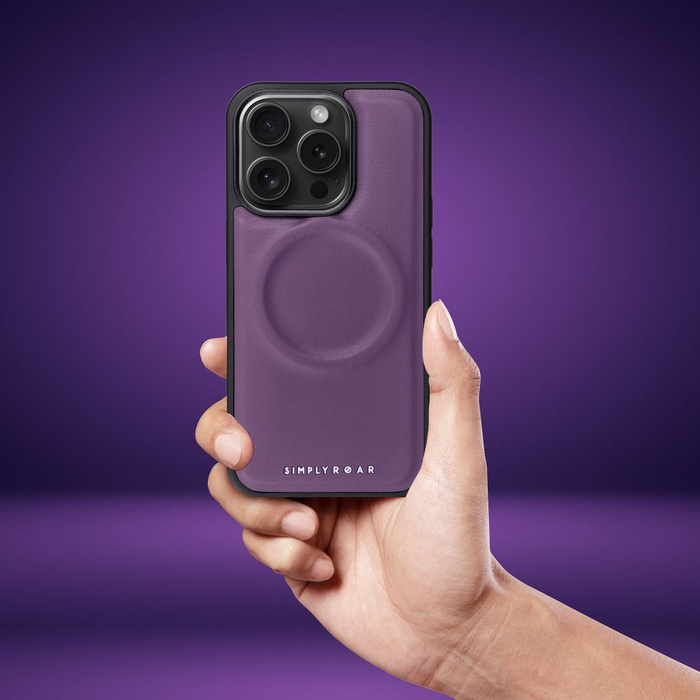 ROAR futerał MAG MORNING do IPHONE 15 Fioletowy