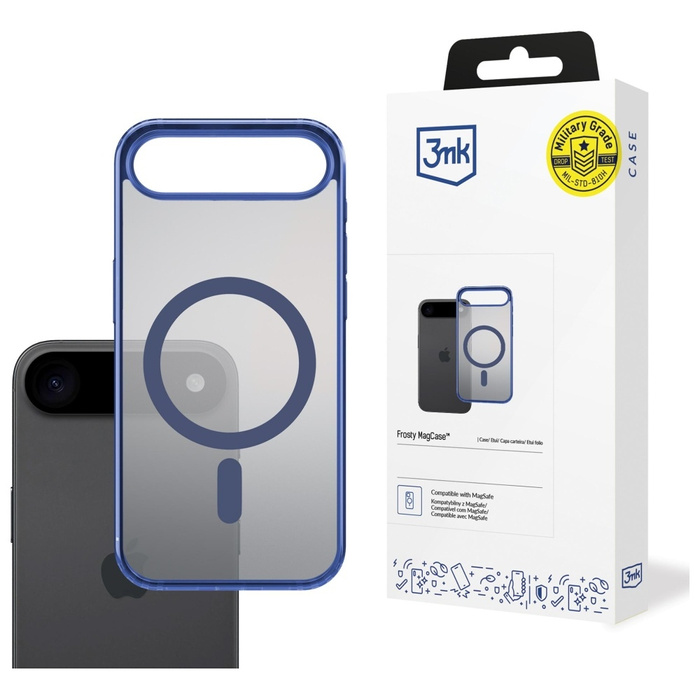 Etui 3MK Frosty MagCase do Apple iPhone  17 Air niebieski
