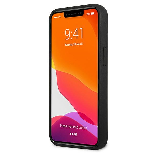 Etui FERRARI Apple iPhone 13 Mini On Track Real Carbon Czarny Hardcase