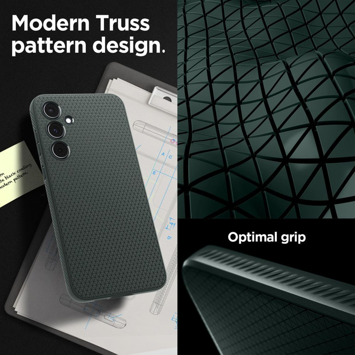 Etui Spigen Liquid Air Samsung Galaxy A55 5g Abyss Green Case