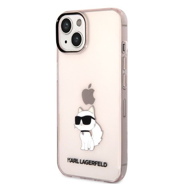 Etui KARL LAGERFELD Apple iPhone 14 Ikonik Choupette Różowy Hardcase