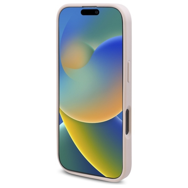 Guess GUHMP16LP4ROPEMCP iPhone 16 Pro     6.3" różowy/pink hardcase 4G Flowers Print MagSafe