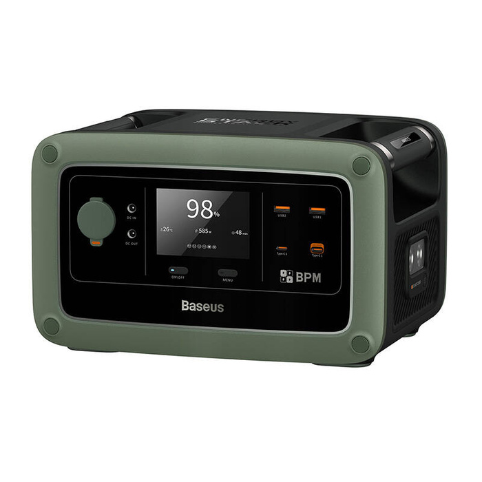Przenośna stacja ładująca Baseus Energy Stack 600W (zielony)